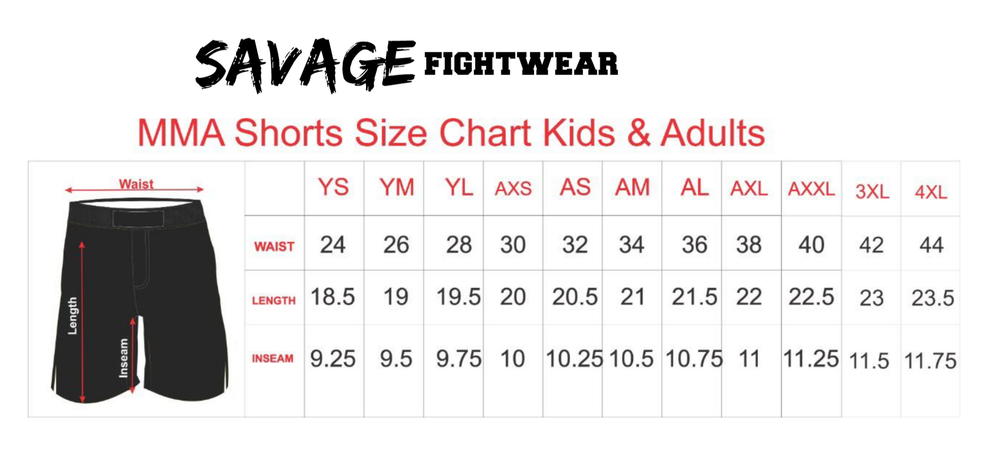 Chokes and Toe Holds Shorts Presale items Shipping To  Start December 5th Savage Fightwear