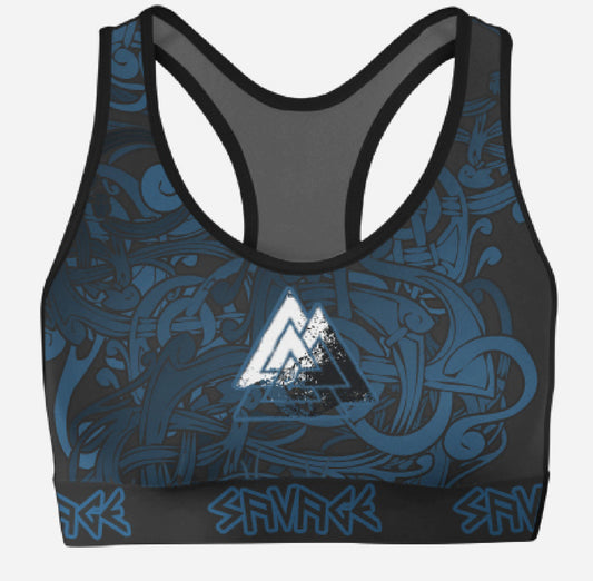 Blue Viking Sports BraPresale items Shipping To  Start December 5th Savage Fightwear