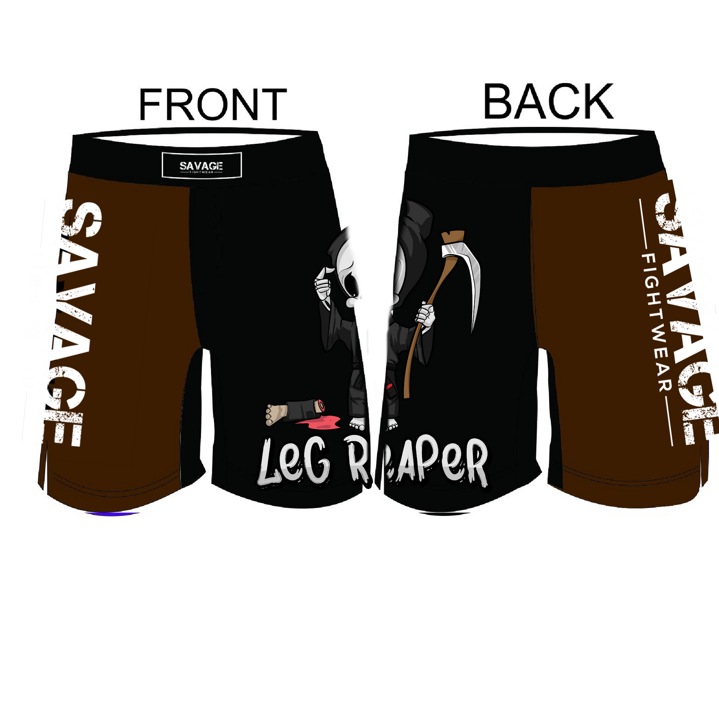 Leg Reaper Ranked Shorts Presale items Shipping To  Start December 5th Savage Fightwear