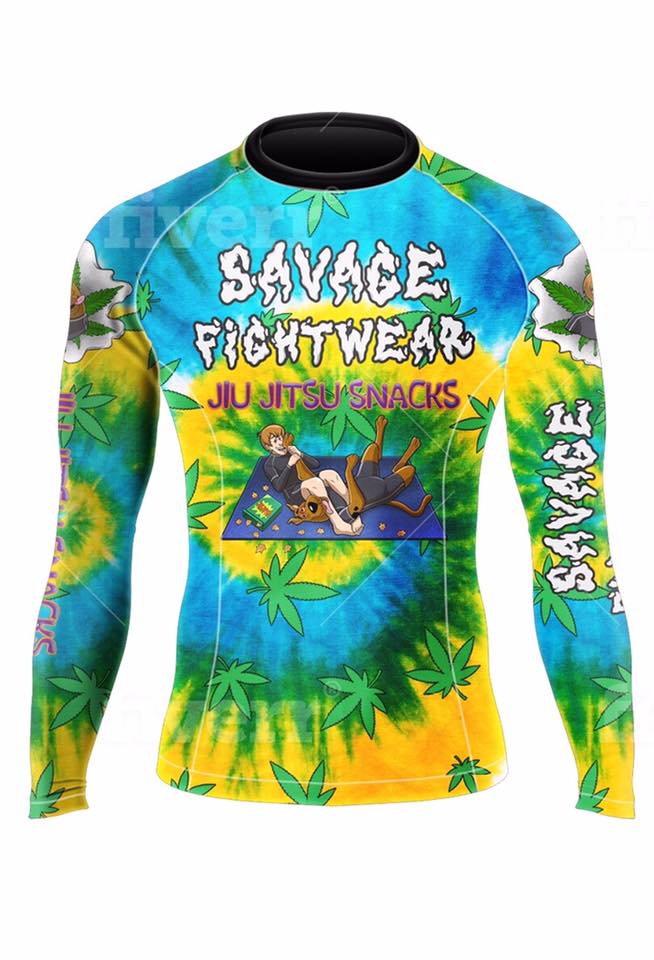 Jiu Jitsu Snacks. Long Sleeve MMA/BJJ Rash Guard Presale items Shipping To  Start December 5th Savage Fightwear
